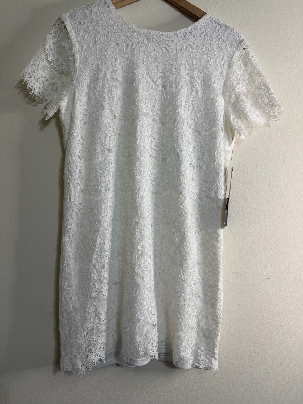 Lulu's White Floral Lace Mini Dress - Picture 3 of 7